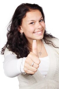 approval, female, gesture, hand, happy, isolated, people, person, positive, sign, smile, success, symbol, thumb, yes, young, success, success, yes, yes, yes, yes, yes