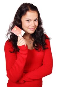 business, card, credit, debit, female, finance, girl, holding, isolated, money, object, people, plastic, shopping, smile, woman, young, credit, credit, money, money, money, money, money, shopping, shopping